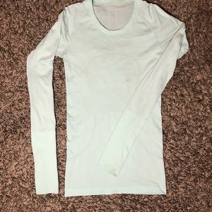 Lululemon Swiftly Tech Long Sleeve Mint Blue